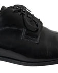 Dolce & Gabbana Black Polished Leather Formal Dress Shoes