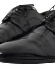 Dolce & Gabbana Black Polished Leather Formal Dress Shoes