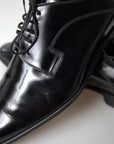 Dolce & Gabbana Black Polished Leather Formal Dress Shoes