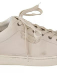 Dolce & Gabbana White Casual Leather Logo Men Sneakers Shoes