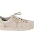 Dolce & Gabbana White Casual Leather Logo Men Sneakers Shoes