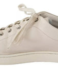 Dolce & Gabbana White Casual Leather Logo Men Sneakers Shoes