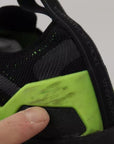 Dolce & Gabbana Black Yellow SORRENTO Sport Stretch Sneakers Shoes