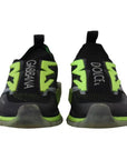 Dolce & Gabbana Black Yellow SORRENTO Sport Stretch Sneakers Shoes