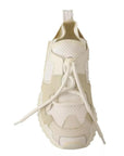 Dolce & Gabbana White Fabric Suede Sorrento Lace Up Sneakers Shoes