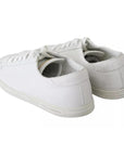 Dolce & Gabbana White Saint Tropez Lace Up Men Sneakers Men Shoes