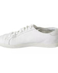 Dolce & Gabbana White Saint Tropez Lace Up Men Sneakers Men Shoes