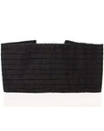 Dolce & Gabbana Black Silk Womens Waist Cummerbund
