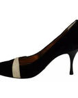 Dolce & Gabbana Black Velvet Ayers High Heels Pumps Shoes