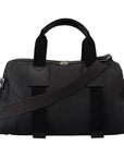 Dolce & Gabbana Black Gray Holdall Tote Men Hand Shoulder Bag