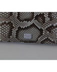 Dolce & Gabbana Blue Exotic Leather Shoulder Purse Cross Body Bag