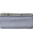 Dolce & Gabbana Blue Exotic Leather Shoulder Purse Cross Body Bag