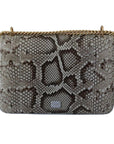 Dolce & Gabbana Blue Exotic Leather Shoulder Purse Cross Body Bag