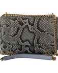 Dolce & Gabbana Blue Exotic Leather Shoulder Purse Cross Body Bag