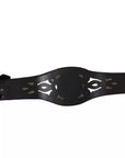 Dolce & Gabbana Black Canvas Embellished Waist Women Belt
