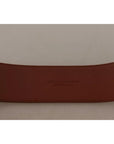 Dolce & Gabbana Brown Wide Waist Design Leather Gold Metal Buckle Belt