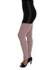 Dolce & Gabbana Elegant Pink Mid-Waist Stretch Pants