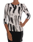 Dolce & Gabbana Elegant Striped Stretch Blouse