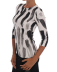 Dolce & Gabbana Elegant Striped Stretch Blouse