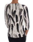 Dolce & Gabbana Elegant Striped Stretch Blouse