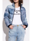 Love Moschino Light Blue Polyester Women Jacket