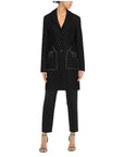 Love Moschino Black Wool Women Coat