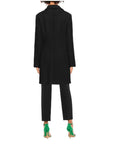 Love Moschino Black Wool Women Coat