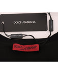 Dolce & Gabbana Black Floral Sequined Cami Blouse