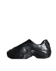 Dolce & Gabbana Black Foiled Rubber Toy Low Top Men Sneakers Shoes