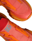 Dolce & Gabbana Orange Airmaster Low Top Men Sneakers Shoes