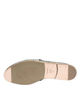 Dolce & Gabbana Blue Denim Cotton Leather Espadrilles Shoes