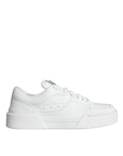 Dolce & Gabbana White Miami Leather Low Top Sneakers Shoes