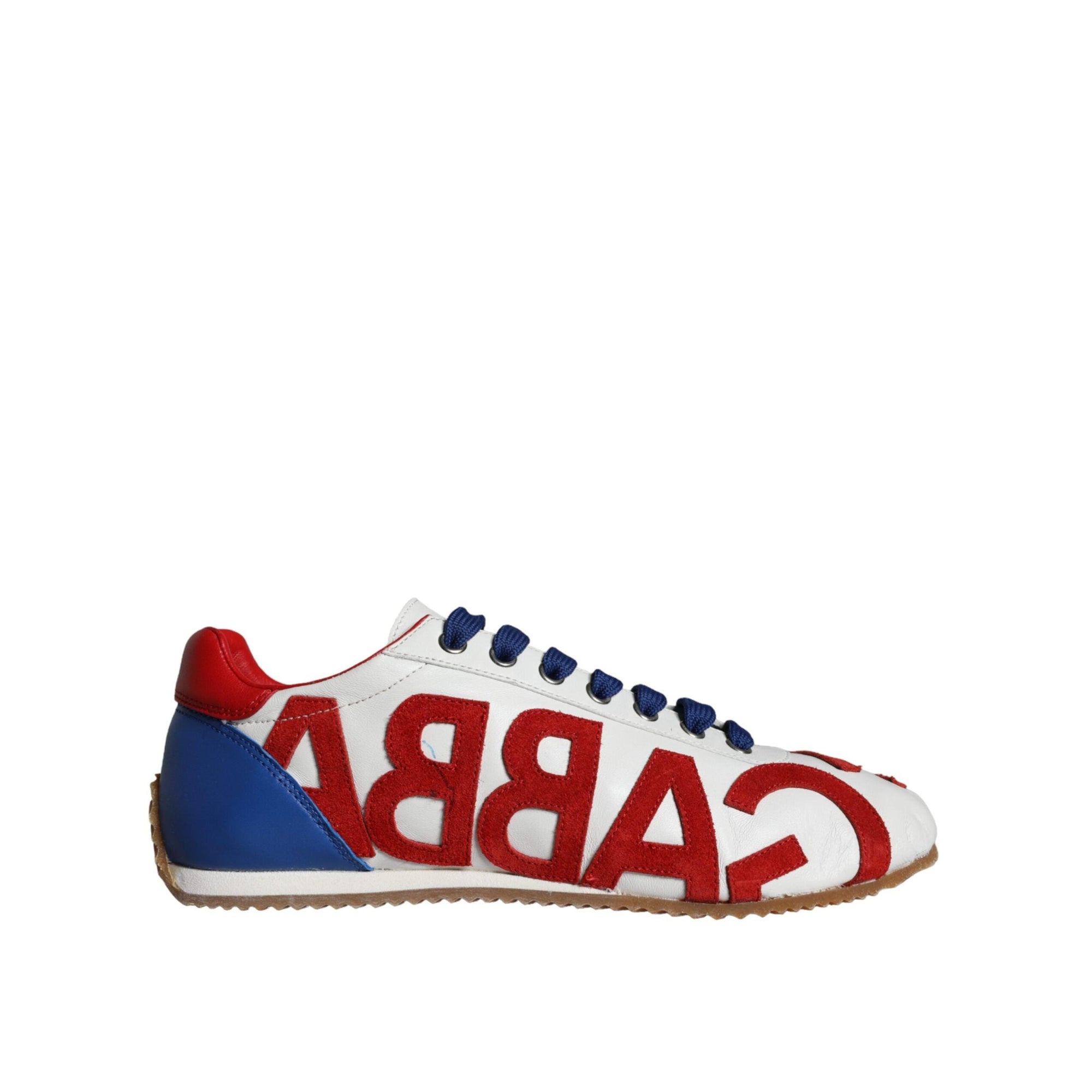 Dolce & Gabbana Multicolor Leather Logo Casual Sneakers Shoes