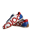 Dolce & Gabbana Multicolor Leather Logo Casual Sneakers Shoes