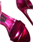 Dolce & Gabbana Fuchsia KEIRA Heels Ankle Strap Sandals Shoes