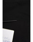Balenciaga Black Cotton Logo Print Crew Neck Short Sleeves T-shirt