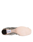 Dolce & Gabbana Silver Patent Leather Scrunch Ballet Flats Shoes