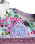 Dolce & Gabbana Multicolor Canvas Floral Espadrilles Sneakers Shoes