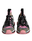 Dolce & Gabbana Multicolor Sorrento Socks Logo Sneakers Shoes