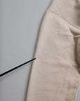 Dolce & Gabbana Beige Cotton Crew Neck Sweatshirt Sweater