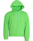 Dolce & Gabbana Green Logo Hooded Pullover Sweatshirt Sweater