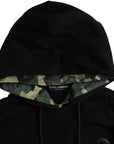 Dolce & Gabbana Black Camouflage Hooded Sweatshirt Sweater