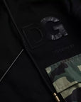 Dolce & Gabbana Black Camouflage Hooded Sweatshirt Sweater