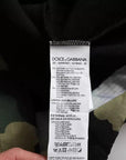 Dolce & Gabbana Black Camouflage Hooded Sweatshirt Sweater