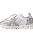 Dolce & Gabbana White Mesh Sorrento Trekking Sneakers Shoes