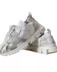 Dolce & Gabbana White Mesh Sorrento Trekking Sneakers Shoes