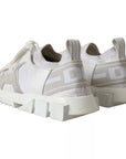 Dolce & Gabbana White Mesh Sorrento Trekking Sneakers Shoes