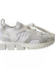 Dolce & Gabbana White Mesh Sorrento Trekking Sneakers Shoes
