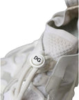 Dolce & Gabbana White Mesh Sorrento Trekking Sneakers Shoes