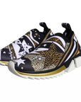 Dolce & Gabbana Multicolor Comet Star Print Sorrento Sneakers Shoes